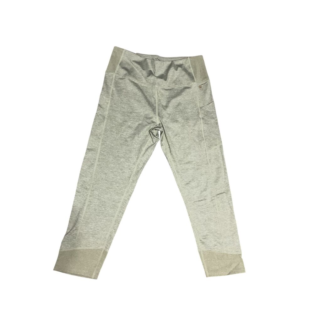 C&C California Heathered Green High-Rise Leggings with Side Pockets Size L - Picture 3 of 11
